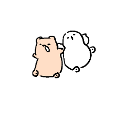 [LINEスタンプ] ふくちゃんとゆかいなタヌゥキィ