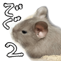 [LINEスタンプ] なかよしデグーワールド 2