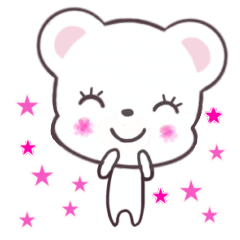 [LINEスタンプ] しろくまさん☆アレンジしてね Part③