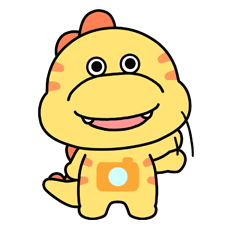 [LINEスタンプ] 表情が豊かなな恐竜 (チャッピーくん)