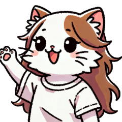 [LINEスタンプ] レトロキャットの日常会話