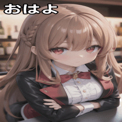 [LINEスタンプ] バーテンダー女の子5