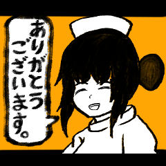 [LINEスタンプ] 毎日可愛い敬語の看護師さん