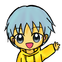 [LINEスタンプ] 凸凹コンビの男の子の画像（メイン）