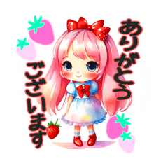 [LINEスタンプ] 可愛い女の子♡誰にでも使える日常スタンプ