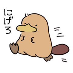 [LINEスタンプ] カモノハシの橋下さん