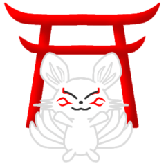 [LINEスタンプ] 九尾白狐4（日常）