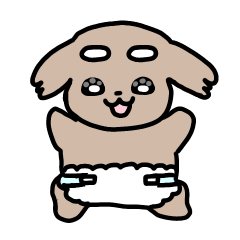 [LINEスタンプ] あまえたいぬ 家族の会話