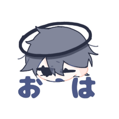 [LINEスタンプ] 黒い天使スタンプ