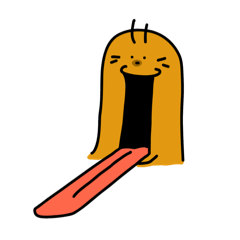 [LINEスタンプ] 変なモグラだよん