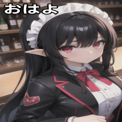 [LINEスタンプ] バーテンダー女の子8