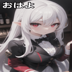 [LINEスタンプ] バーテンダー女の子7