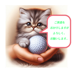 [LINEスタンプ] 今日は、楽しい楽しいゴルフコンペ♪