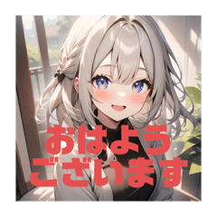 [LINEスタンプ] 不知火の美少女スタンプ