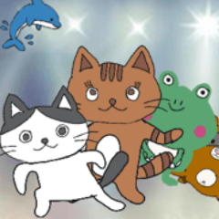 [LINEスタンプ] ハチワレ君とチャトラさん 5th