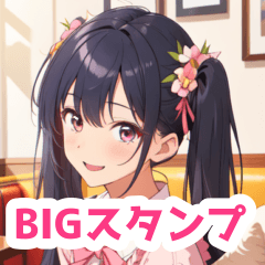 [LINEスタンプ] カフェの天使の地雷系女子BIGスタンプの画像（メイン）