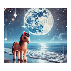 [LINEスタンプ] horses of the earth