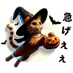 [LINEスタンプ] ハッピーハロウィン仮装ネコ