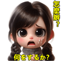 [LINEスタンプ] かわいい女の子の日常会話スタンプ 3