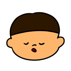 [LINEスタンプ] 表情だけで伝わる男の子