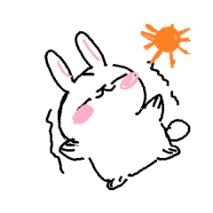 [LINEスタンプ] うさうさと仲間たちと