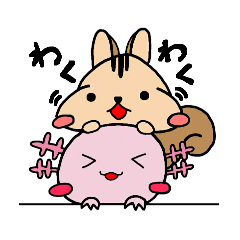 [LINEスタンプ] ウパちゃんとヨウコニアファミリー