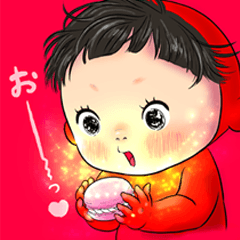 [LINEスタンプ] 黄色いヤツ、溺愛あーちゃん。