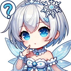 [LINEスタンプ] 異世界の雪の妖精_2の画像（メイン）