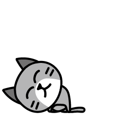 [LINEスタンプ] 動く！！まる猫のスタンプ8