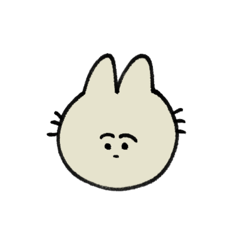 [LINEスタンプ] まゆげしっかりねこ