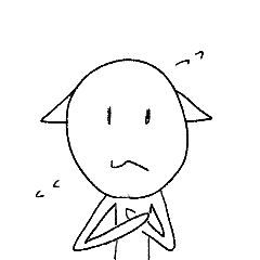 [LINEスタンプ] 線の細いネコ