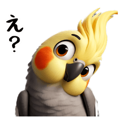 [LINEスタンプ] オカメインコとセキセインコ