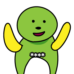 [LINEスタンプ] 緑ペンペンくん