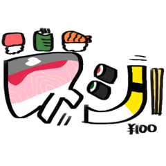 [LINEスタンプ] これ食いてぇな！