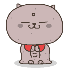 [LINEスタンプ] ねこ 地蔵