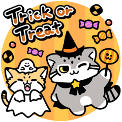 [LINEスタンプ] ゆるっとマヌルちゃん17 ハロウィン