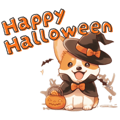 [LINEスタンプ] コーギーのハロウィン