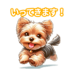 [LINEスタンプ] とにかくかわいい ヨークシャーテリア