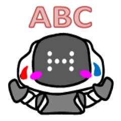 [LINEスタンプ] ほちょうきやのパルくん×face「ABC」