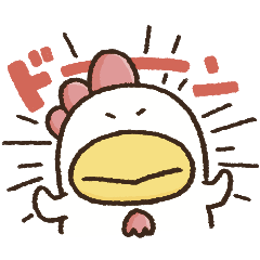 [LINEスタンプ] 飛べないトリたち