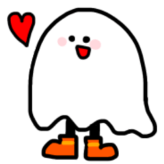 [LINEスタンプ] ハロウィンおばけの日常