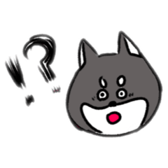 [LINEスタンプ] 黒柴マロスタンプ0314