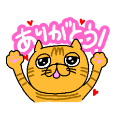 [LINEスタンプ] ネコのきなこスタンプ