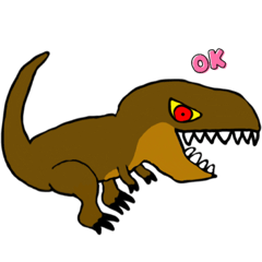 [LINEスタンプ] 古代の恐竜 shun