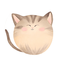 [LINEスタンプ] ふわっと猫