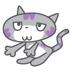 [LINEスタンプ] ねこのポンスケ