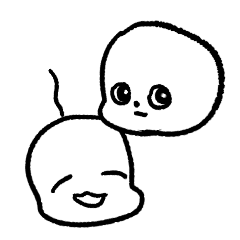 [LINEスタンプ] ナチとワチ