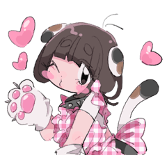 [LINEスタンプ] おてつだい❕ねねこ