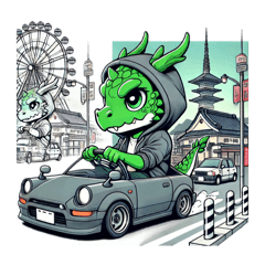 [LINEスタンプ] ドラゴンドライブ：冒険への旅路