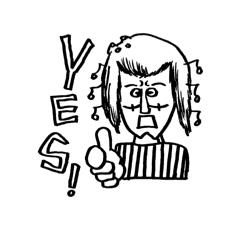 [LINEスタンプ] クモヘッド銀田とカブトムシ鎌里